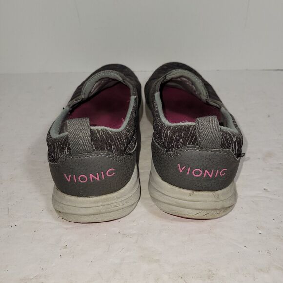 Vionic Shoes Womens Sz 8 Black Kea Slip On Sneakers Walking Boat Beach Boating - Picture 7 of 12